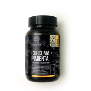 Cúrcuma y Pimienta Negra Cápsulas Vegetales